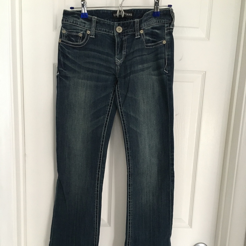 Low Rise Boot Cut Jeans